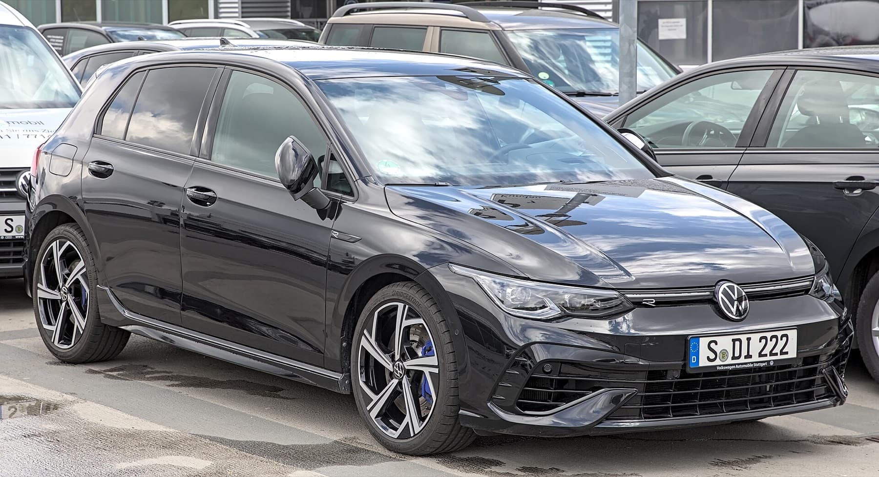 PPF on the Golf R front bumper.